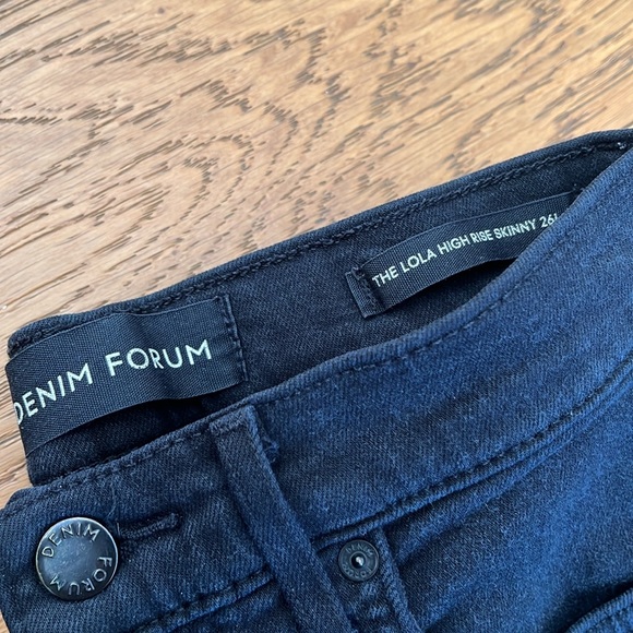Denim Forum Lola High Rise Skinny - Picture 2 of 2